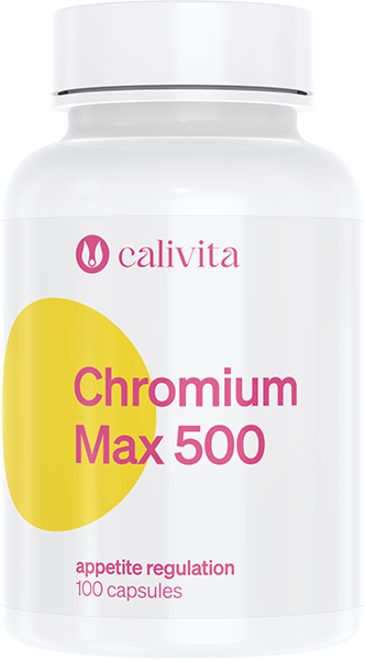 Calivita Chromium Max 500, 100 kapsúl - Reguluje chuť do jedla