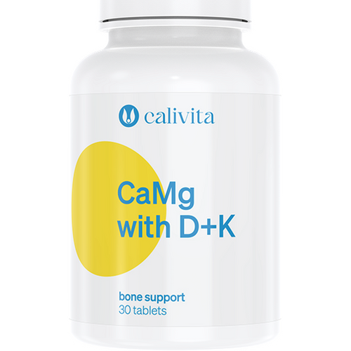 Calivita Magnesium Ca-Mg s vitamínom D a K - 30 tabliet