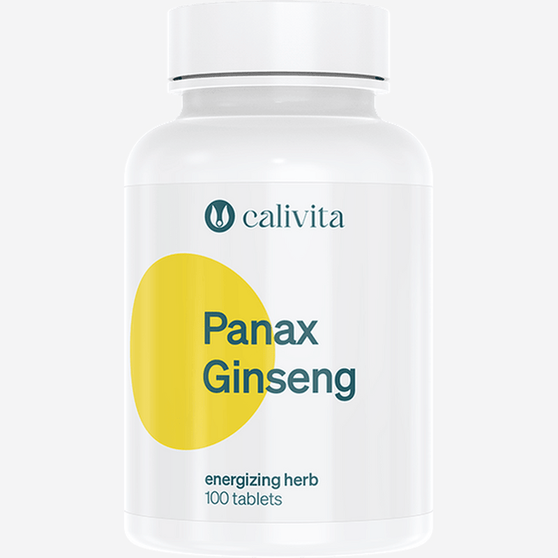 Calivita Panax Ginseng 100 tabliet - Ženšenový prípravok