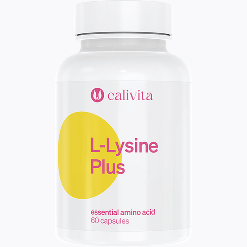 Calivita L-Lysine PLUS s vitaminem C – 60 kapslí