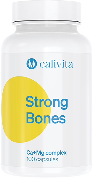 Calivita Strong Bones 100 kapsúl - Prípravok s Vápnikom a Horčíkom