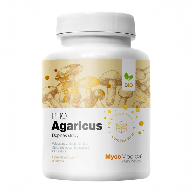 MycoMedica Agaricus PRO 90 rostlinných kapslí
