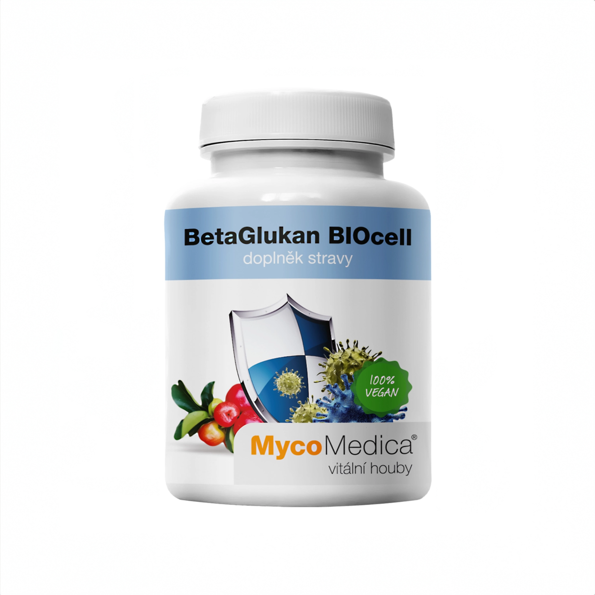 Mycomedica BetaGlukan BIOcell 90 rostlinných kapslí