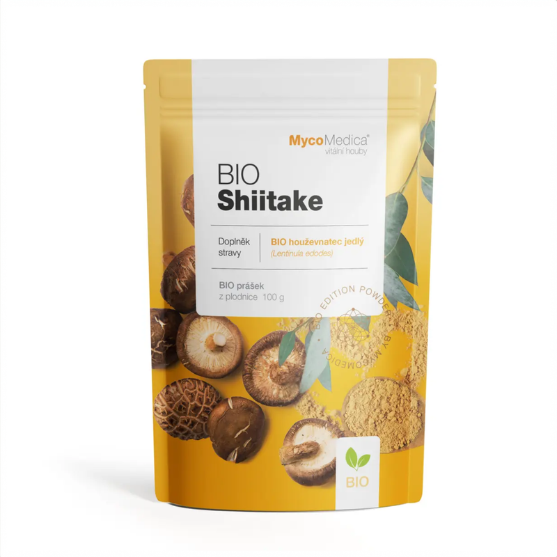 MycoMedica BIO Shiitake v prášku 100 g