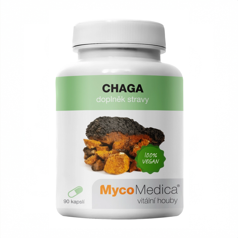 MycoMedica Chaga 90 rostlinných kapslí