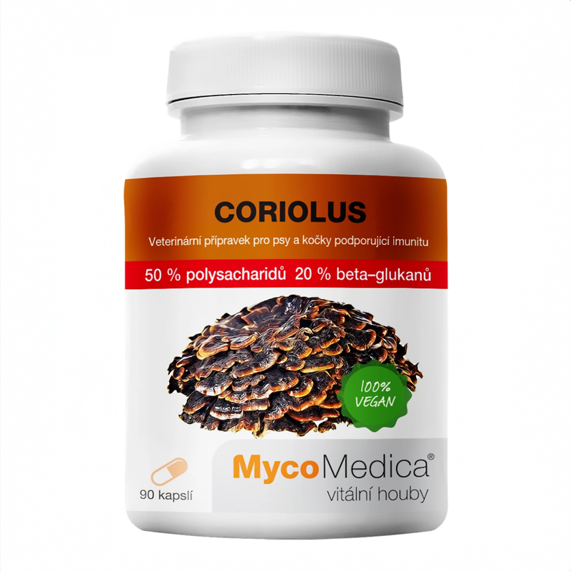 MycoMedica Coriolus 50 % 90 rostlinných kapslí