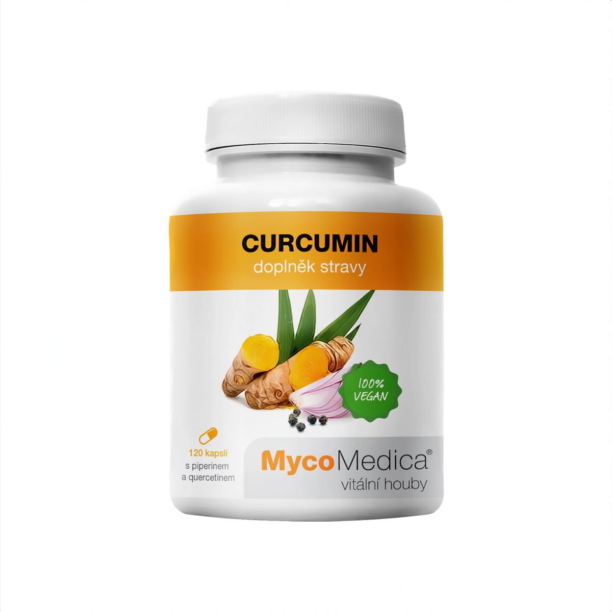 MycoMedica Curcumin 120 rostlinných kapslí