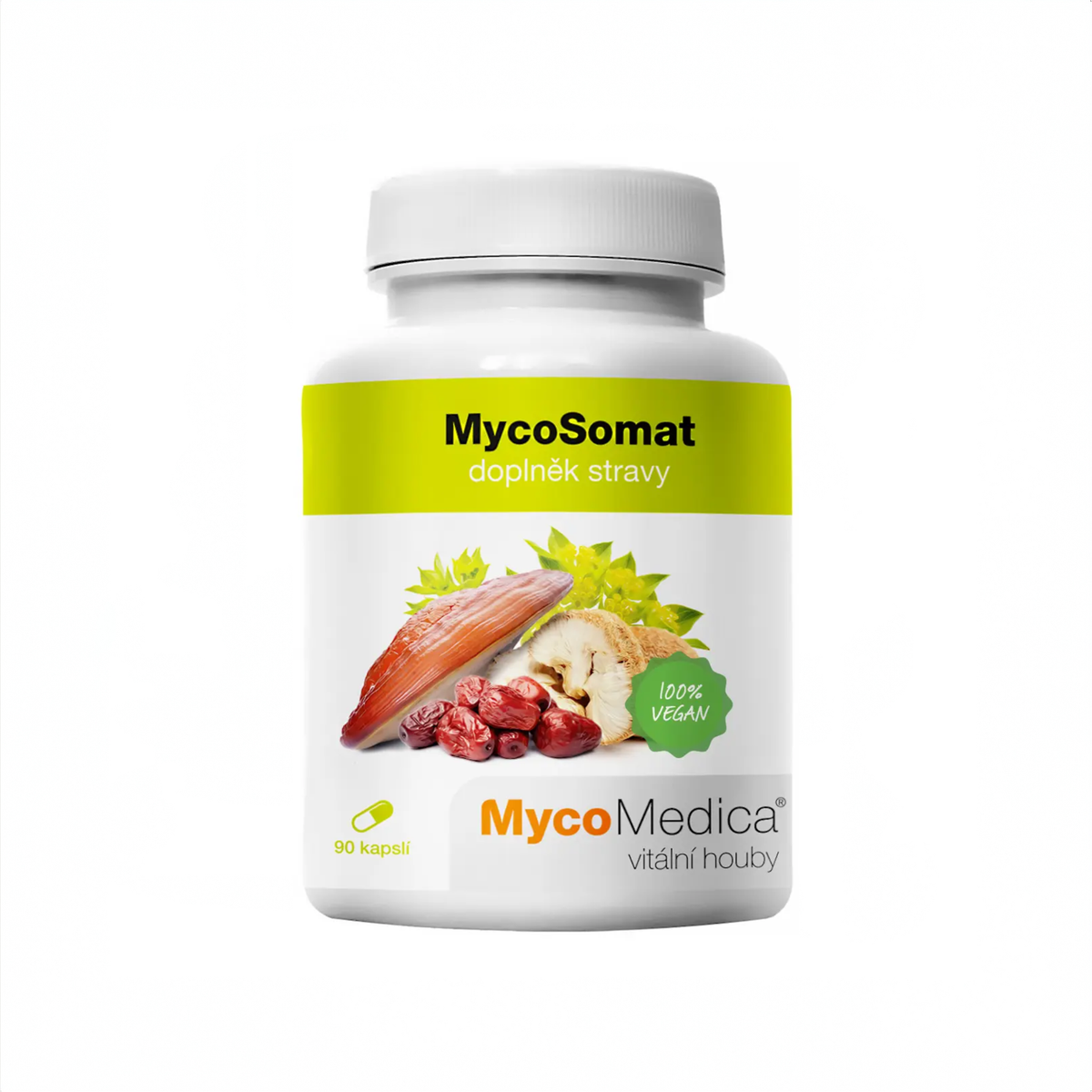 Mycomedica MycoSomat 90 rostlinných kapslí