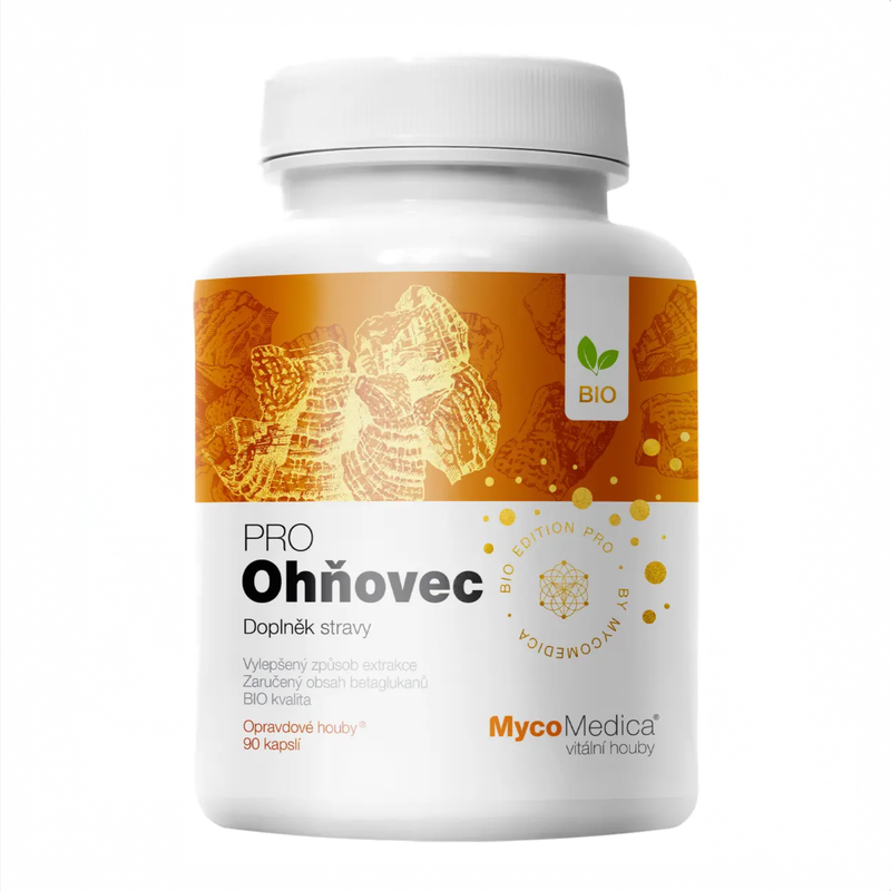 MycoMedica Ohňovec PRO 90 rostlinných kapslí