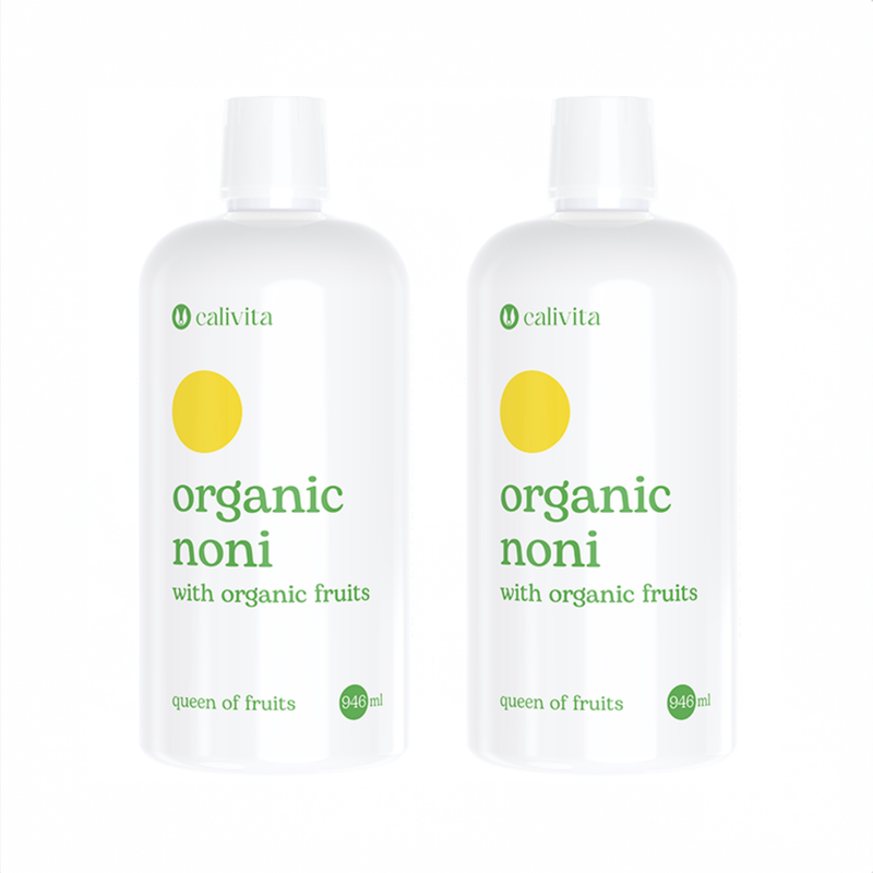 Noni šťava CaliVita Organic Noni set 2× 946 ml z ekologickej farmy bez pridaného cukru