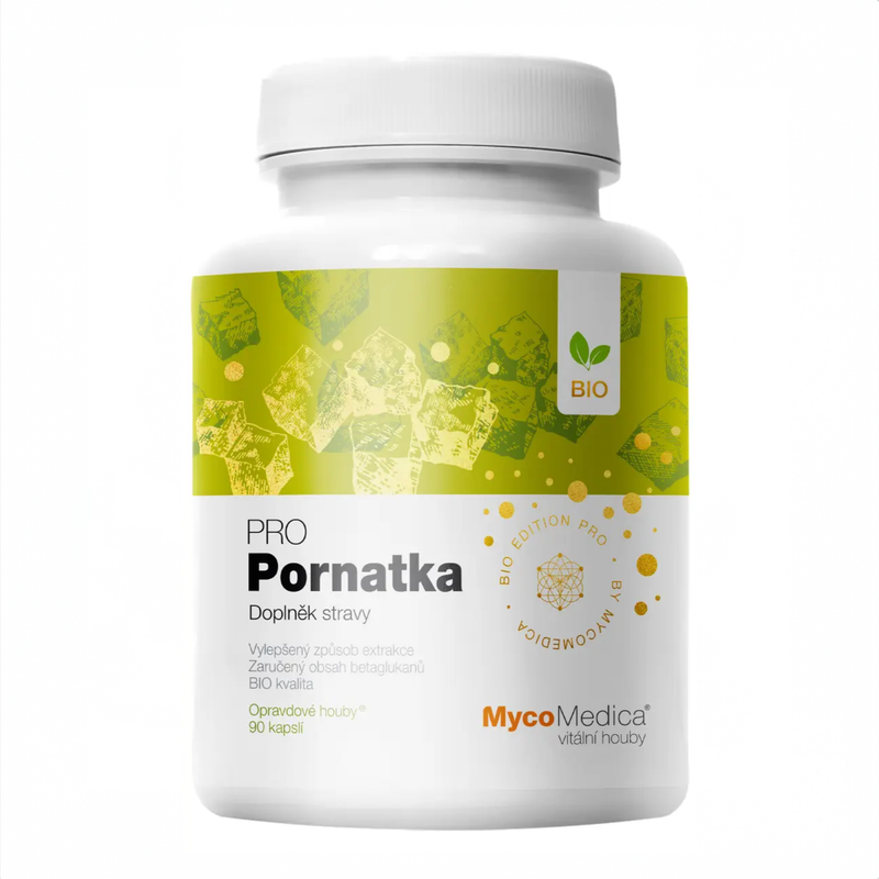 MycoMedica Pornatka PRO 90 rostlinných kapslí